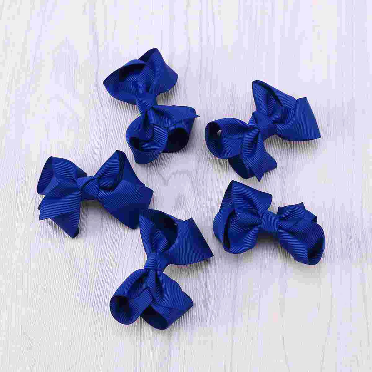 

Bow Hair Barrettes Alligator Clips Hair Bow Bowknot Hair Clips French Hair Bow Clip Hair Accessories for Toddler Girl Blue