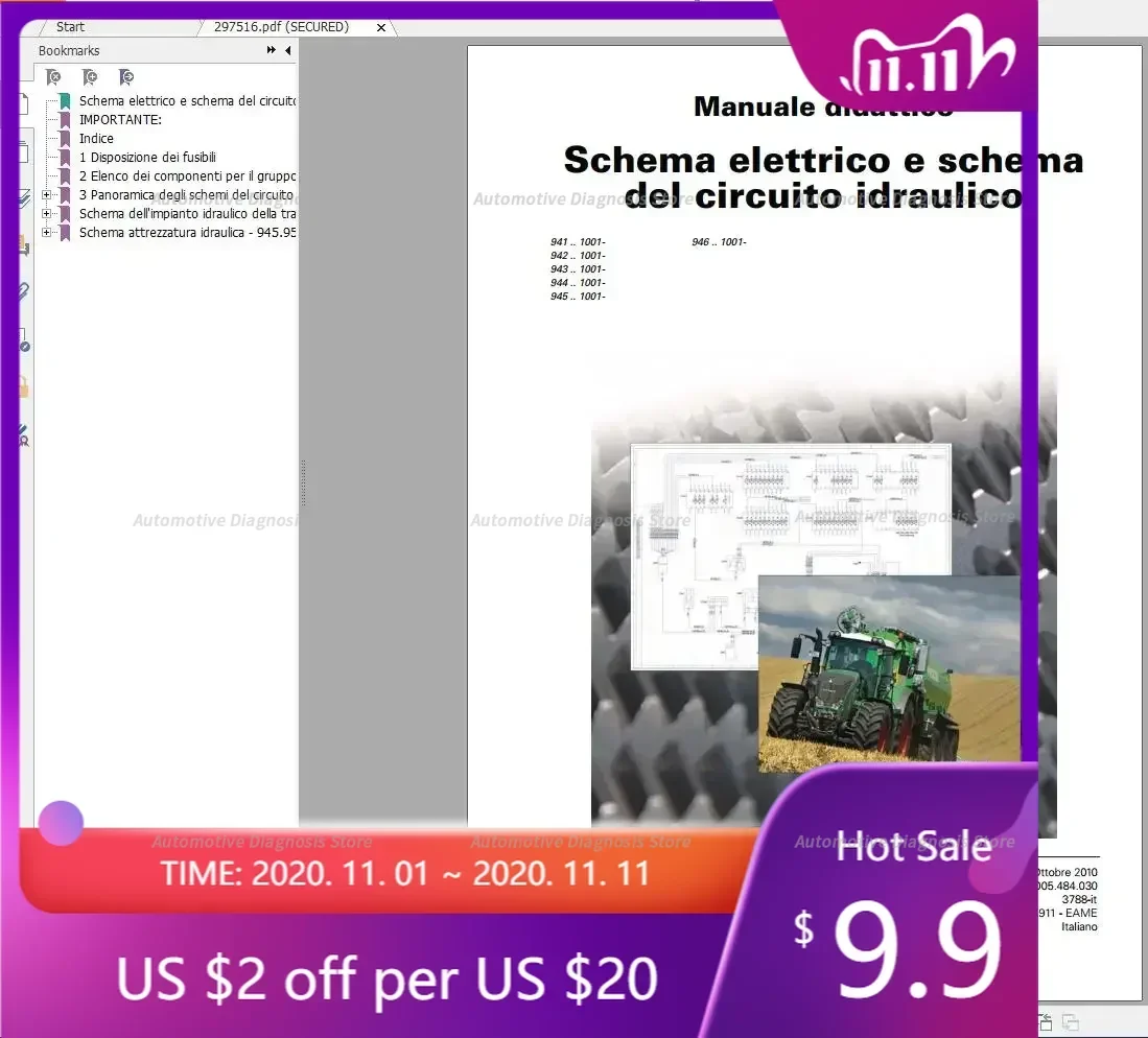 

ТРАКТОР FENDT 17,1 ГБ Обновленный PDF Диаграммы 2022 года, руководство по эксплуатации и руководство по мастерской ИТАЛЬЯНСКИЙ DVD