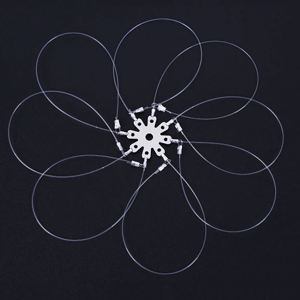 6/8 Rings Crab Catcher Loop Stainless Steel Shrimp Crab Cast Trap Ring Round Fishing Accessories