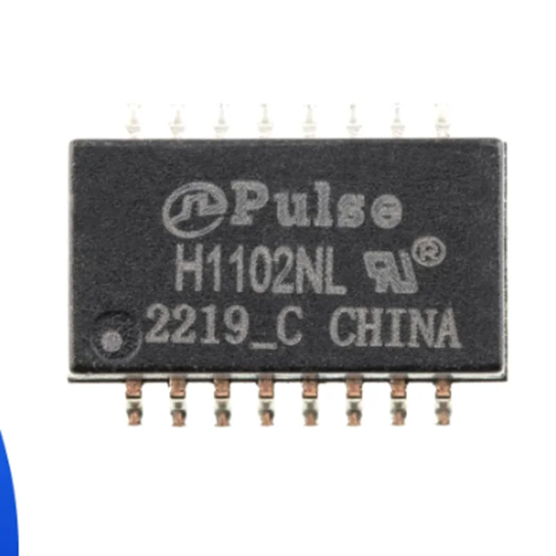 Les transformateurs de réseau H1102NLT SOP16 H1102NL sont des transformateurs de signal audio utilisés dans les scénarios de réseau 100Base-TX.