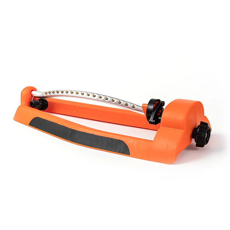 Oscillating Lawn Sprinkler with Pure Copper Nozzle and Hydraulic For swing Mechanism for Consistent Water Flow view 3