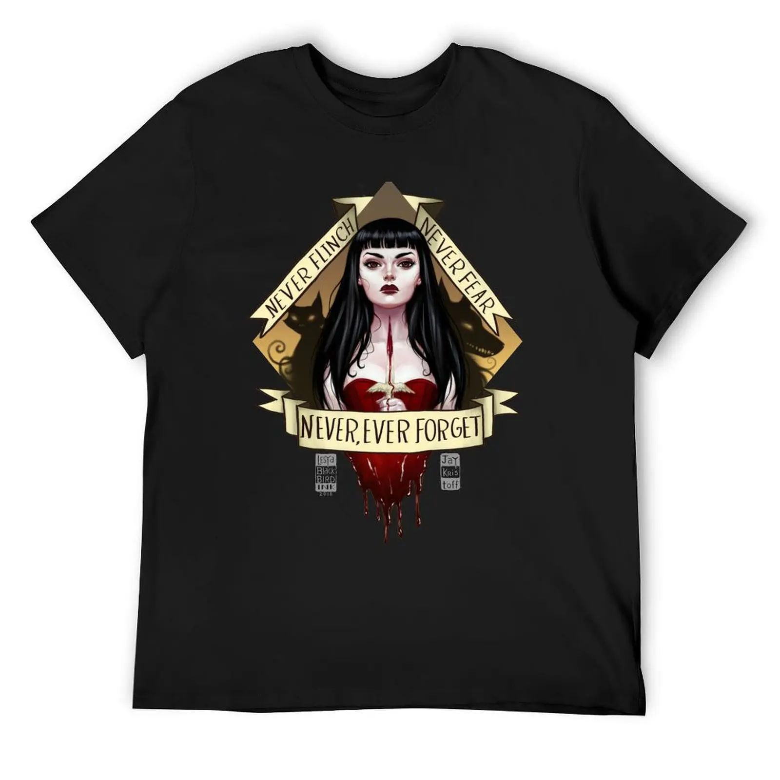 Nevernight Trio T-Shirt essential t shirt oversized graphic tee men tshirt