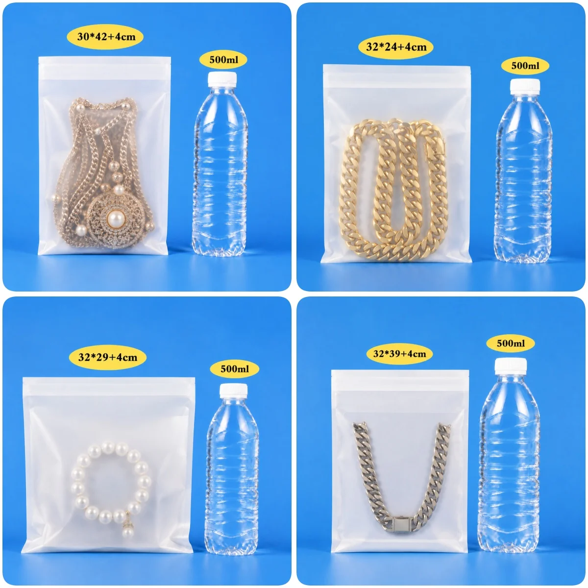 Umweltfreundliche, biologisch abbaubare Glasin-Papiertüten, halbtransparente Tasche, selbstklebende Umschläge, für Datenkabel, Kleidung, Accessoires – Detail 14