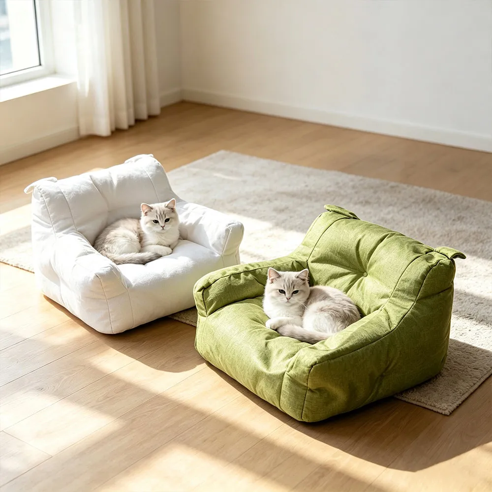 Soft Fabric Lazy Sofa Storage Bag Comfortable Ergonomic Sofa Chair Low Floor Design Lightweight Body Children's Bear Sofa
