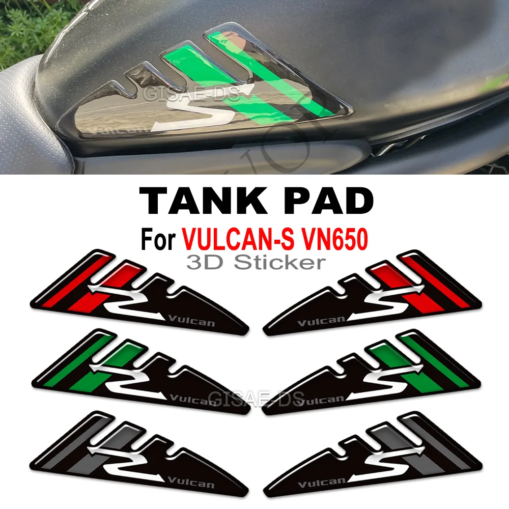 

For Kawasaki VULCAN S VULCAN-S 650 VN650 Tank Pad Motorcycle Stickers Decal Fuel Oil Kit Knee Protector 2018 - 2021