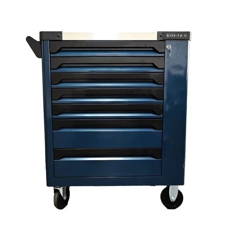 Professional 8 Drawers Steel Garage Tool Mechanic Chest Cabinet Trolley Set With Tools