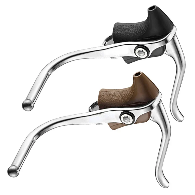 

165 Steel Tube Car City Car Curved Handlebar Double Pull Brakes Vintage Brake Handlebars