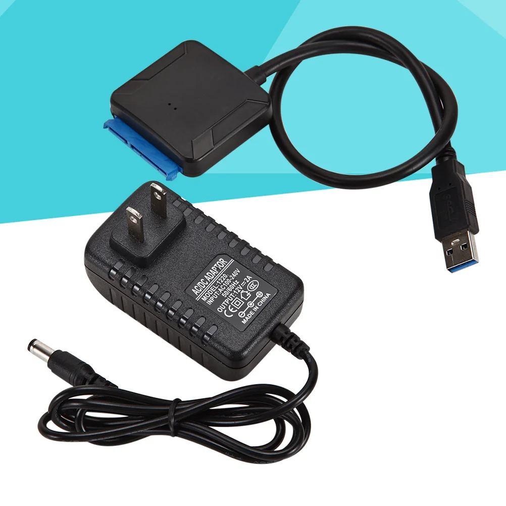 

Usb 3.0 To Adapter Cord 3.5 Inch Hard Drive Data Cable Easy For Laptop Support Win 5Gbps Transfer