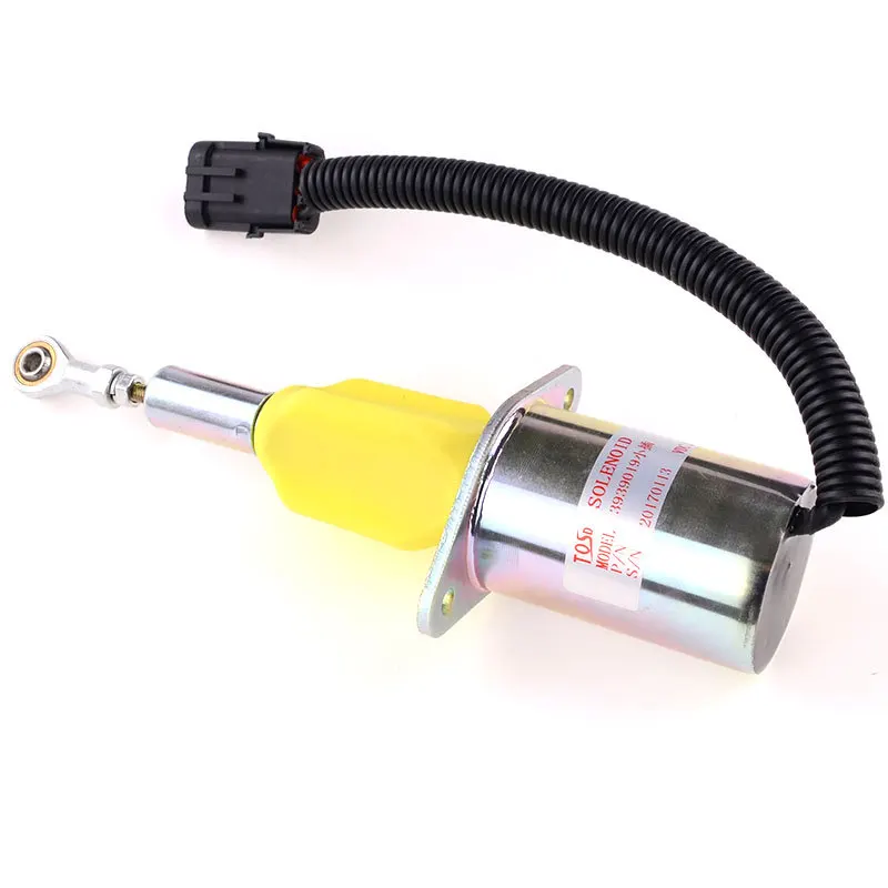 

For Modern Cummins Excavator Engine Shut-off Solenoid Valve Shut-off Switch Small Plug 24V 3939019