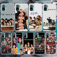 Friends Tv Show Funny Family Soft Phone Case For Xiaomi Redmi Note 12 12S 13 11 11S 10 Pro 10S 11T 9 9S 8T 8 11E Plus 7 Pattern 