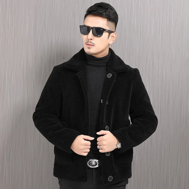 

ZXRYXGS Popular Imitation Fur Coat Men's Clothing 2024 Autumn Winter Thickened Men Jackets Size S- 6XL