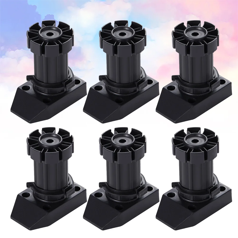 

1Set Adjustable Table Feet Durable Sofa Cabinet Support Foot for Home Living Room Black Furniture Adjustable Cabinet Foot