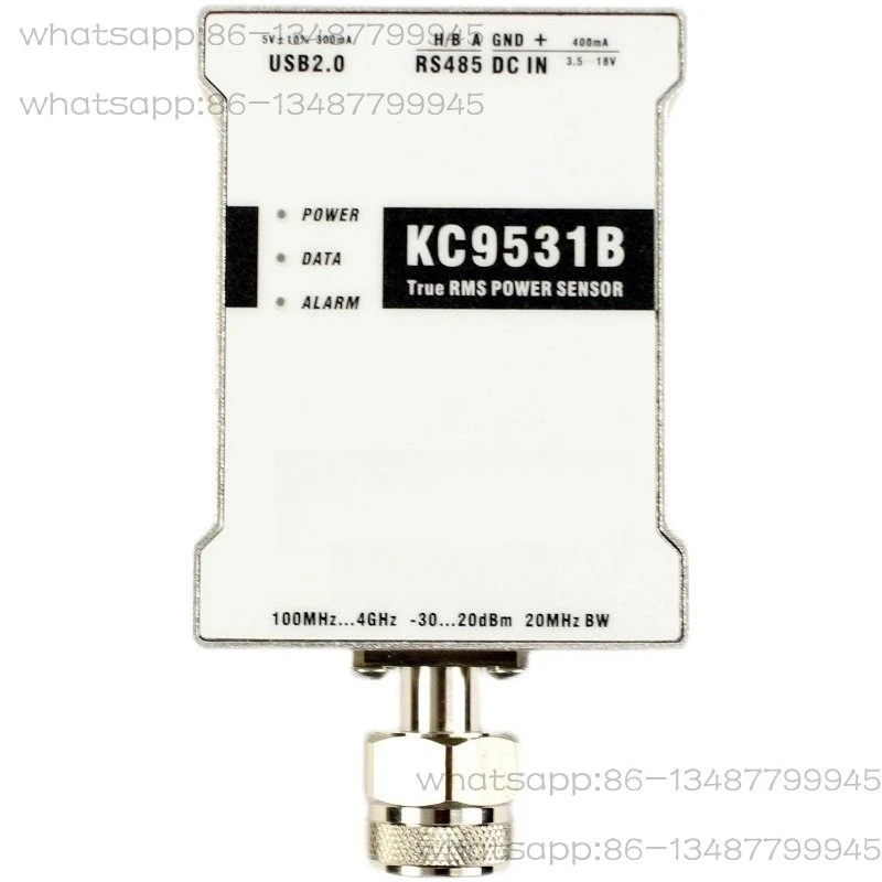 KC9531B RF Power Meter, Microwave Power Sensor, True RMS Detector 485 Interface