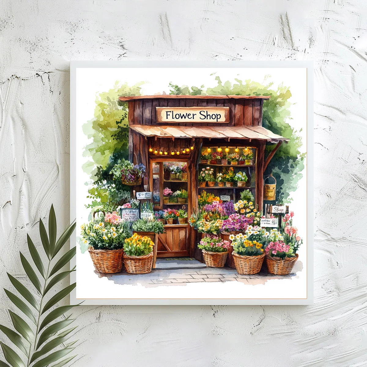 1 Stück 40x40 cm/15,74 Zoll, 11Ct/14Ct Kreuzstich-Set, DIY Valentinstagsgeschenk, Stickerei-Set für Festivals, Stadt – Detail 2