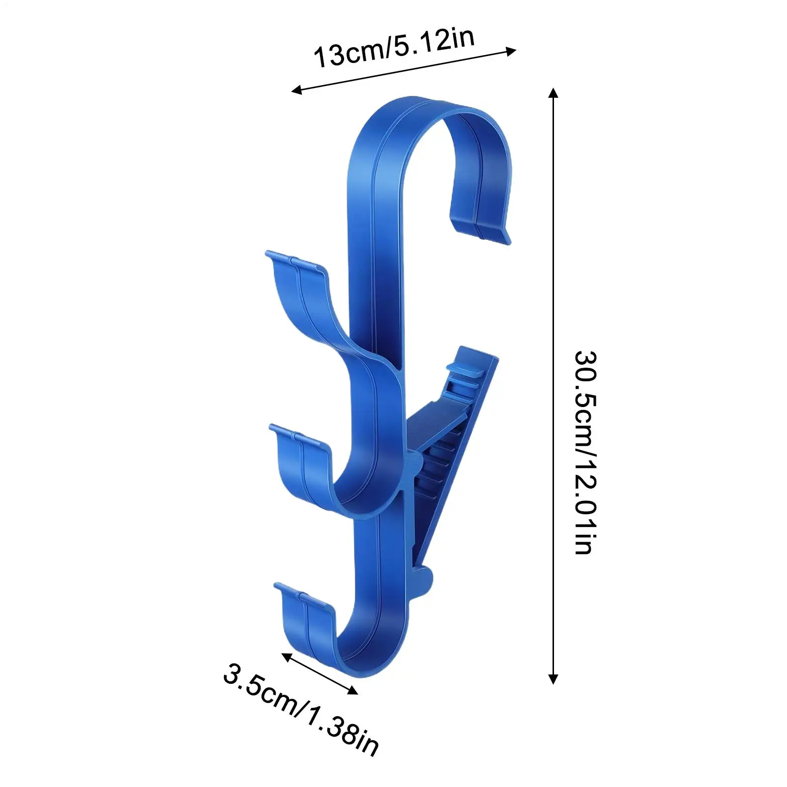 2PCS Poolside Pool Skimmer Net Holder Plastic Pool Pole Hooks Ground Outdoor Hot Tubs Accessories view 6