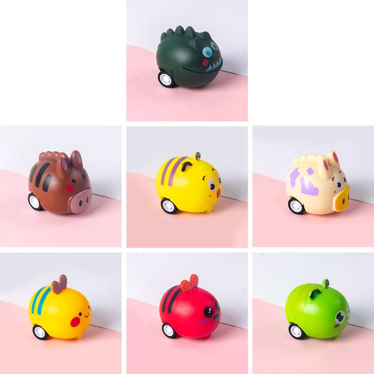 10pcs Mini Pull Back Animal Car Play Toy Kindergarten learning activities Kids Birthday Party Baby Shower Party Favor Party Gift