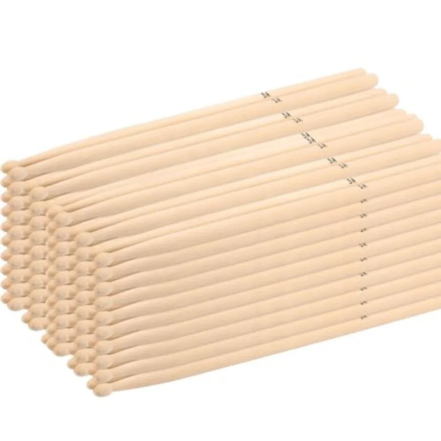 

MAHIONG 24 пары барабанных палочек 5A Classic Wood Tip, набор кленовых палочек для барабанов, 16 дюймов