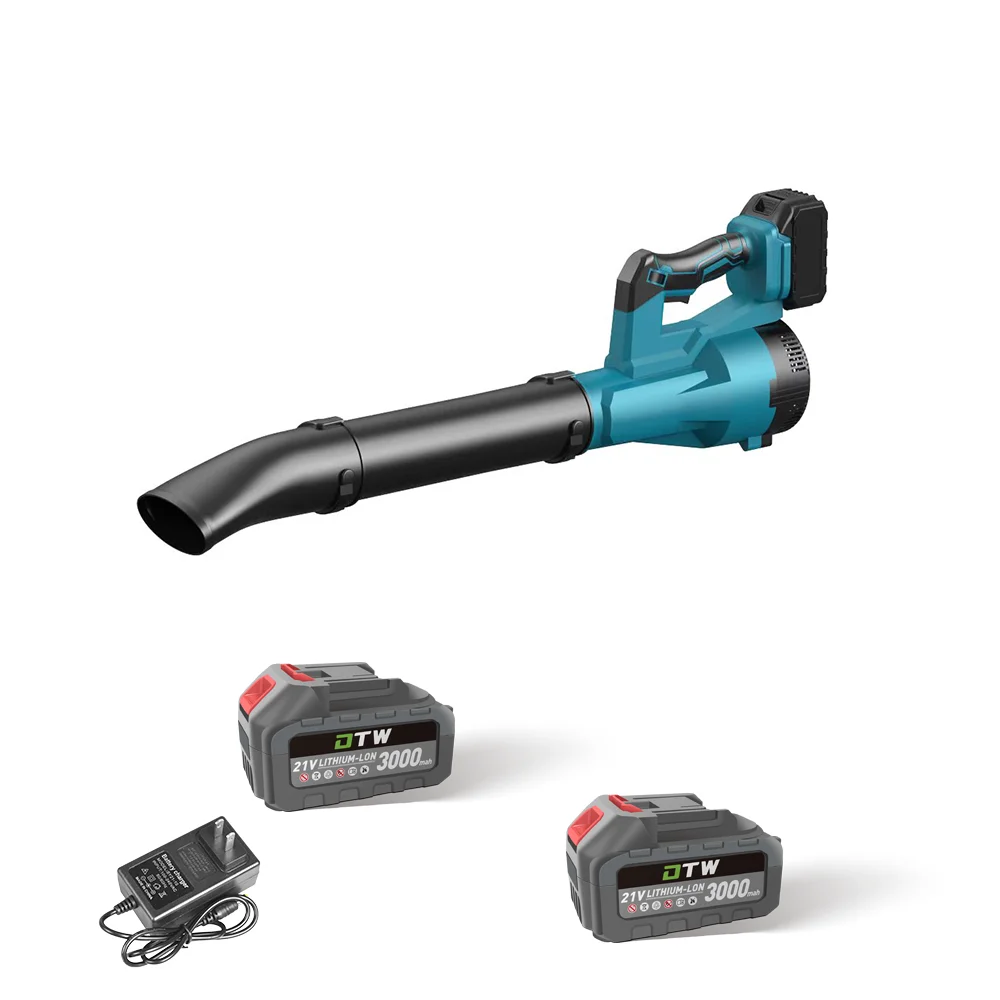 A6-0005 21V 電動コードレスリーフブロワー ファン エアブロワー 雪かき機 葉っぱや雪用