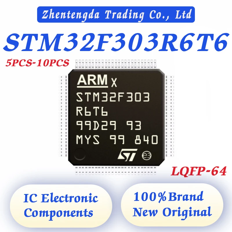 

5-10pcs New STM32F303R6T6 STM32F303R6 STM32F303 STM32F STM32 STM IC MCU Chip LQFP-64