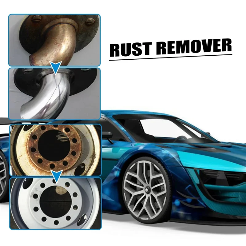 Rust remover for automobile Rust remover for metal parts Rust remover for cleaning and renovation