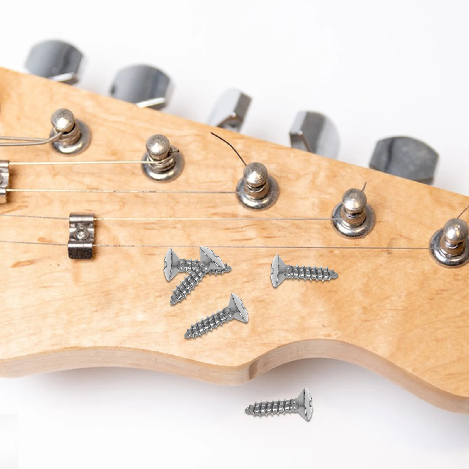 

50Pcs Guitar Pickguard Screws Electric Bass Pickup Mounting Replacement Repair Hardware for Guitar Accessories