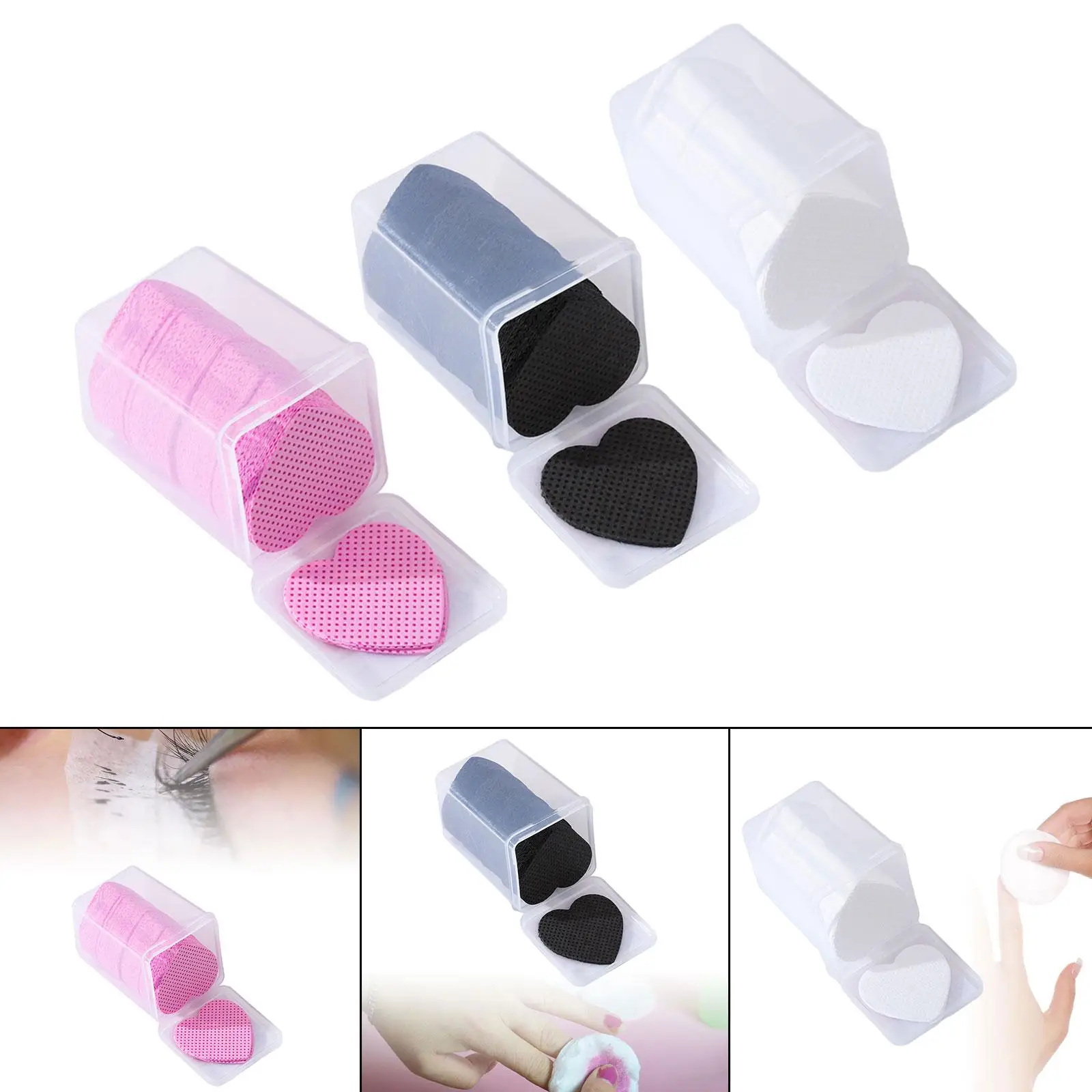 Lingette à Ongles Super Absorbante et Douce dans une Boîte de Rangement, Tampons pour Extension de Cils, Livres Jetables, Accessoire de Salon, Nail Art