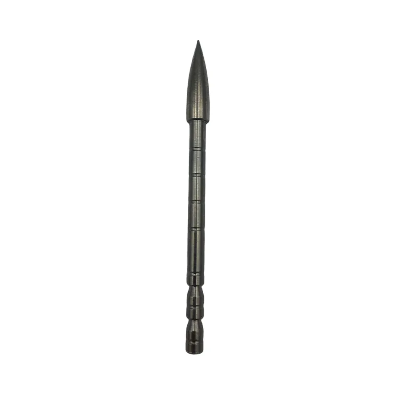 12 Stück 4,2 mm Pfeilspitze DIY 80 100 120 Grain Bullet Point Tip für ID 4,2 mm Pfeilschaft Pfeilspitze Bogenschießen Zubehör Bogen