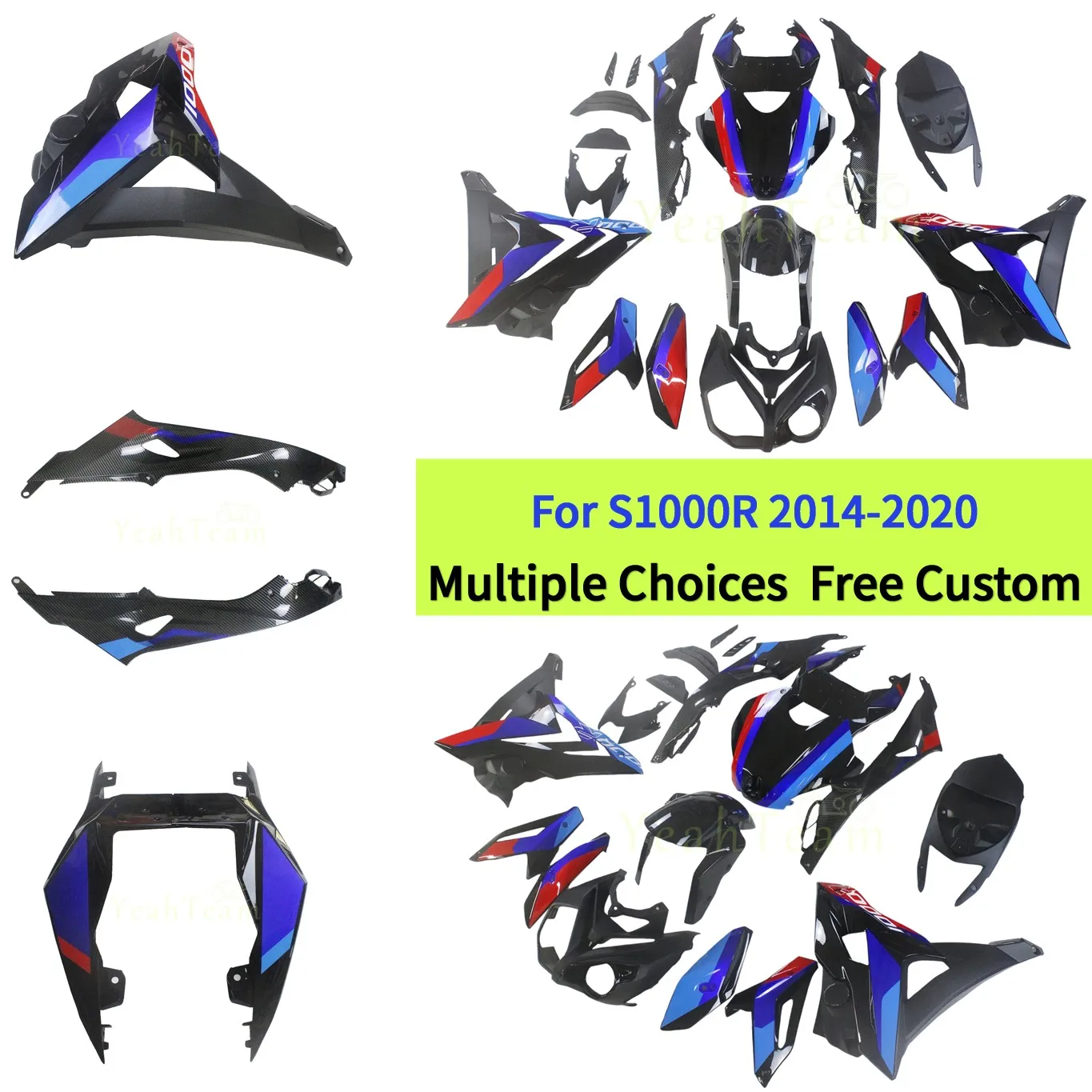 

Motorcycle Accessories Full Fairing Kit For BMW S1000R 2014-2020 S 1000 R 2015 2016 2018 Injection Molded ABS Body Panels