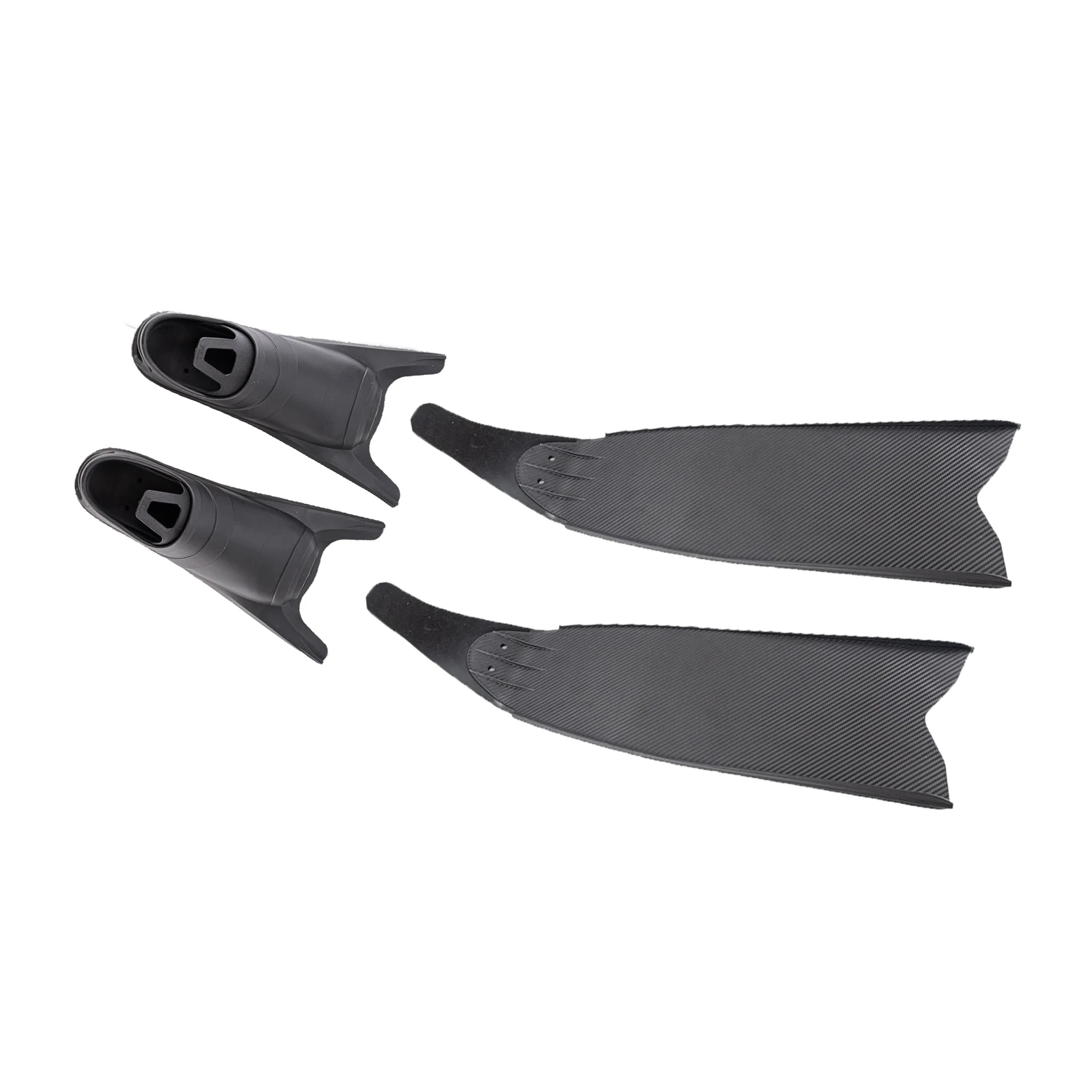 

Professional Diving Fins Factory Direct High Quality TPR PP Full Foot Pocket Spearfishing Flippers Long Blade Freediving