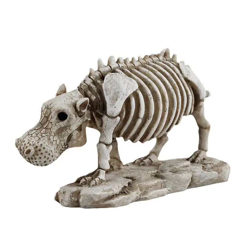 

Halloween Skeleton Animals Hippo Shape Animal Bones Skeletons Halloween Decor For Indoor Outdoor Decorative Prop For Haunted