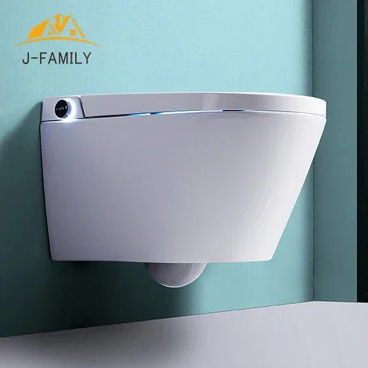 China Auto Open and Close Lid Heated Seat  Intelligent toilet Smart Toilet  for wall hung