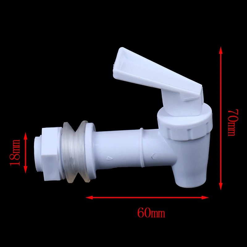 ST 1pc new PP Plastic Water Dispenser Tap Thread Dia Bottled Water Dispenser Spigot Faucet