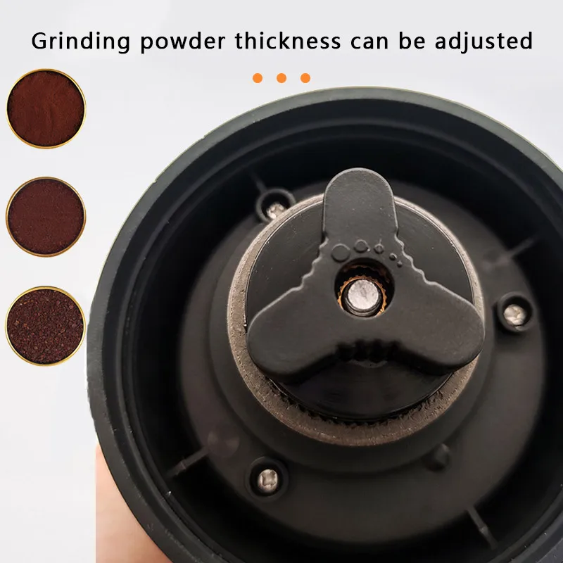 Electric Burr Coffee Grinder Adjustable Burr Mill Conical Coffee Bean Grinding with USB Charge Ceramic Grinding Coffee Beans view 4