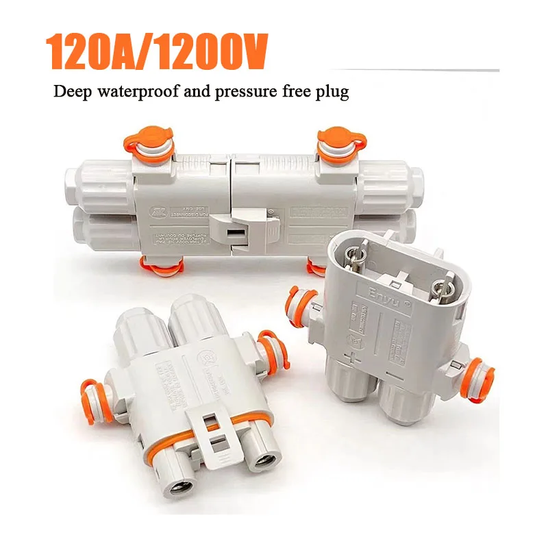 Waterproof 100A 1200V Male Female Connector Truck Parking Air Conditioning Plug Electric Forklift Generator Docking Connectors