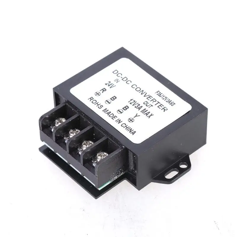 652F Automotive DC24V to DC12V Converter 3A/5A Power Supply Module for 12V Car Truck Boats and Solar Systems Use