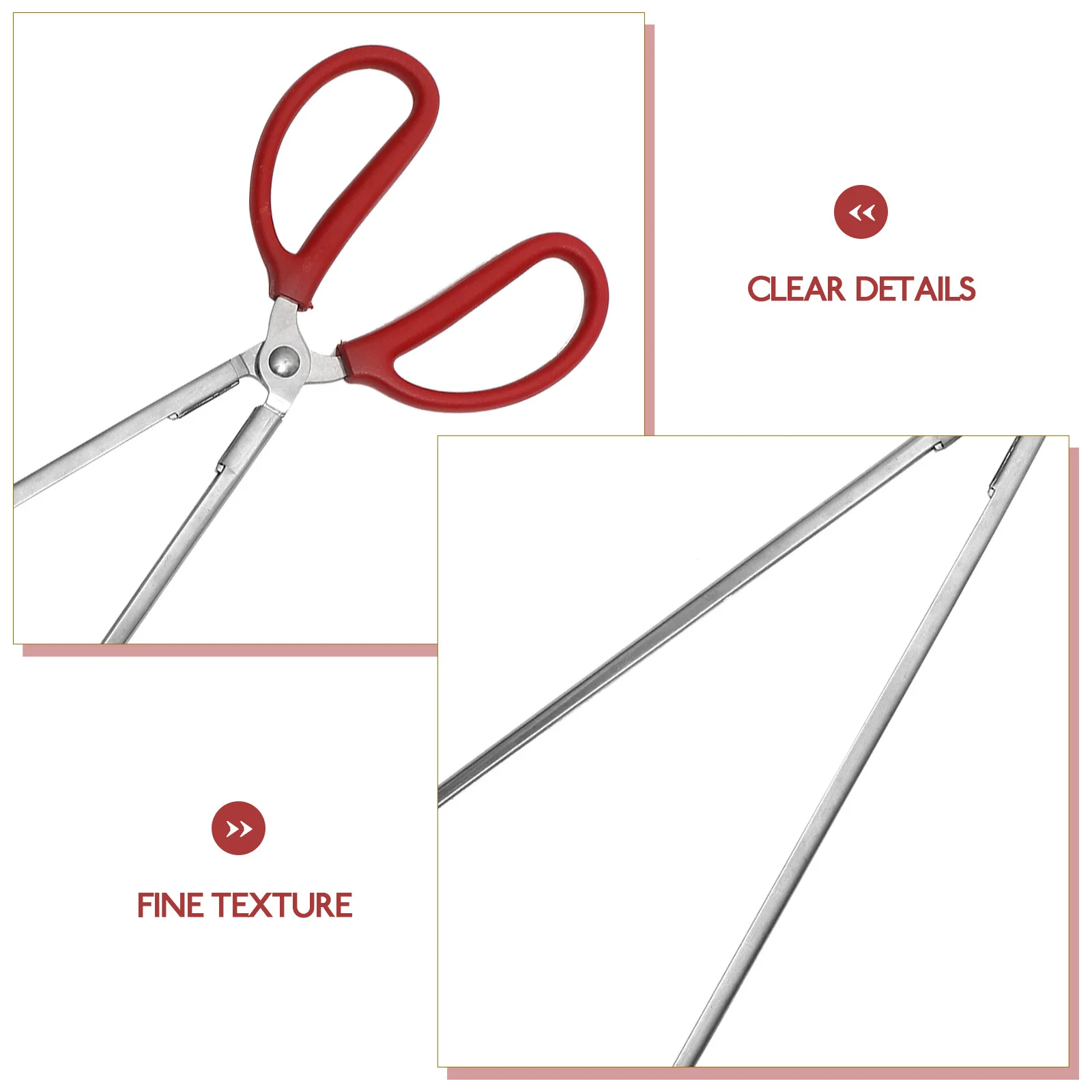 

2pcs Stainless Steel Crab Grabber 53Cm 38Cm Long Garbage Tongs For Eel Mud Fish Trash Pickup Outdoor Camping Bbq Park Clean Up