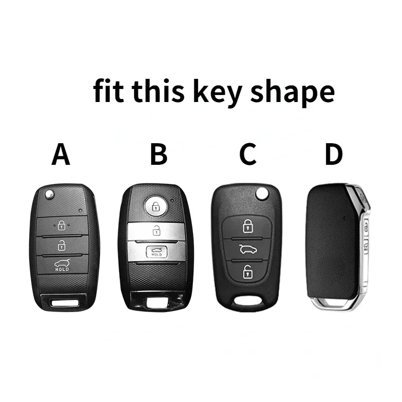 Car Key Case Cover for Kia RIO 3 4 Hyundai I30 Optima Xceed Ceed 2 Sorento 2011 Forte Niro 2023 Soul 2019 EV6 Sportage 4 Stonic