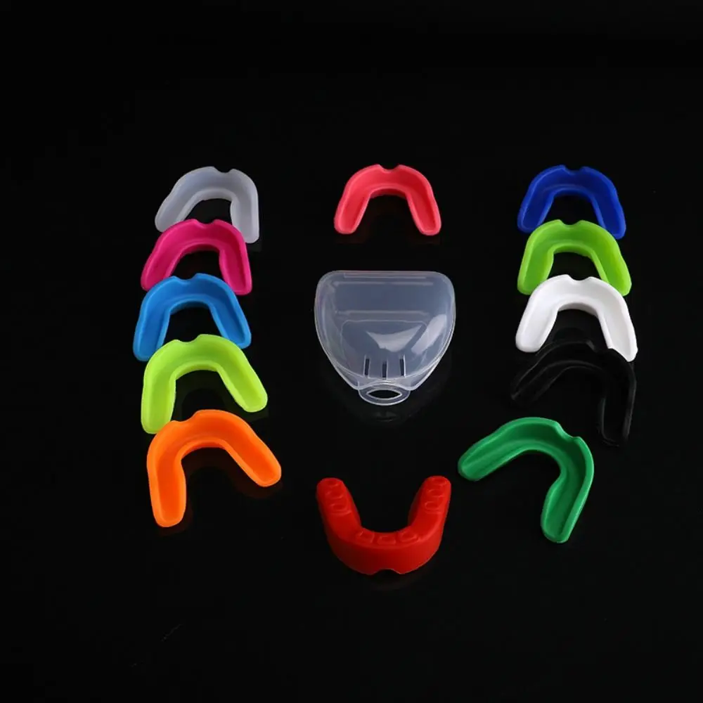 Sports Safety Silicone Teeth Protection 7 Colors Professional Boxing Gum Shield Mouth Guard Adult Kids