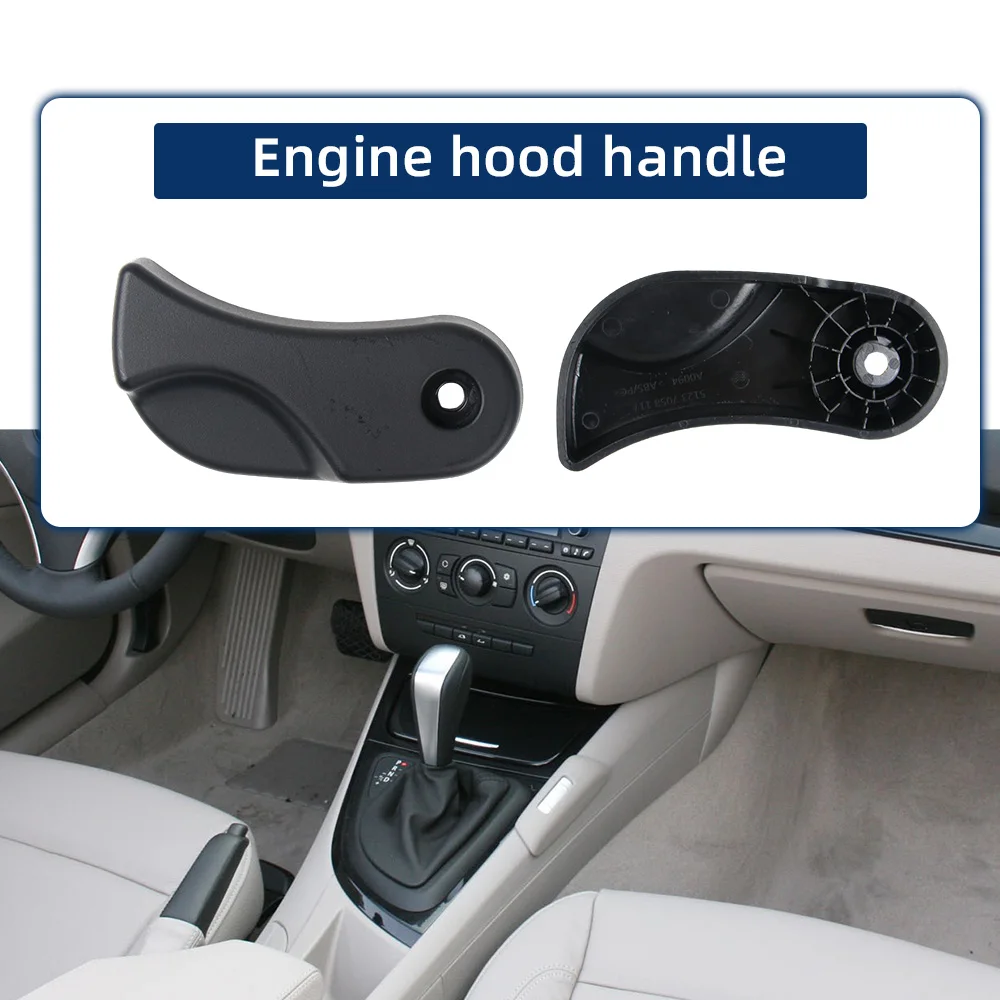 Hood Handle Auto Accessories Hood Front Cover Handle Hood Release Lever Handle For BMW 1 3 6 X1 E82 E87 E90 E92 E93 F06 E84 F12