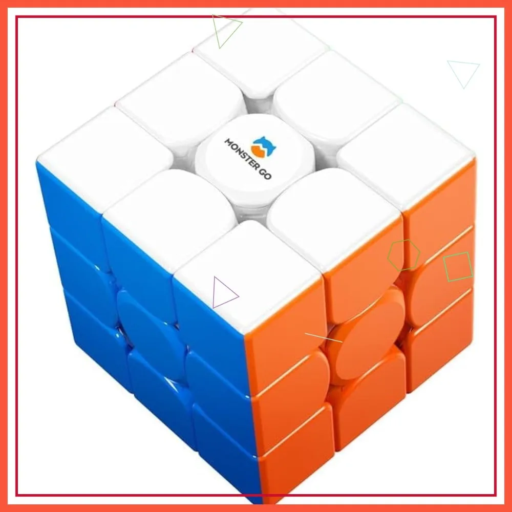 

Magnetic 3x3 Speed Cube, 48 Magnets Stickerless Puzzle Toy for Kids Beginners Educational Practice 56mm