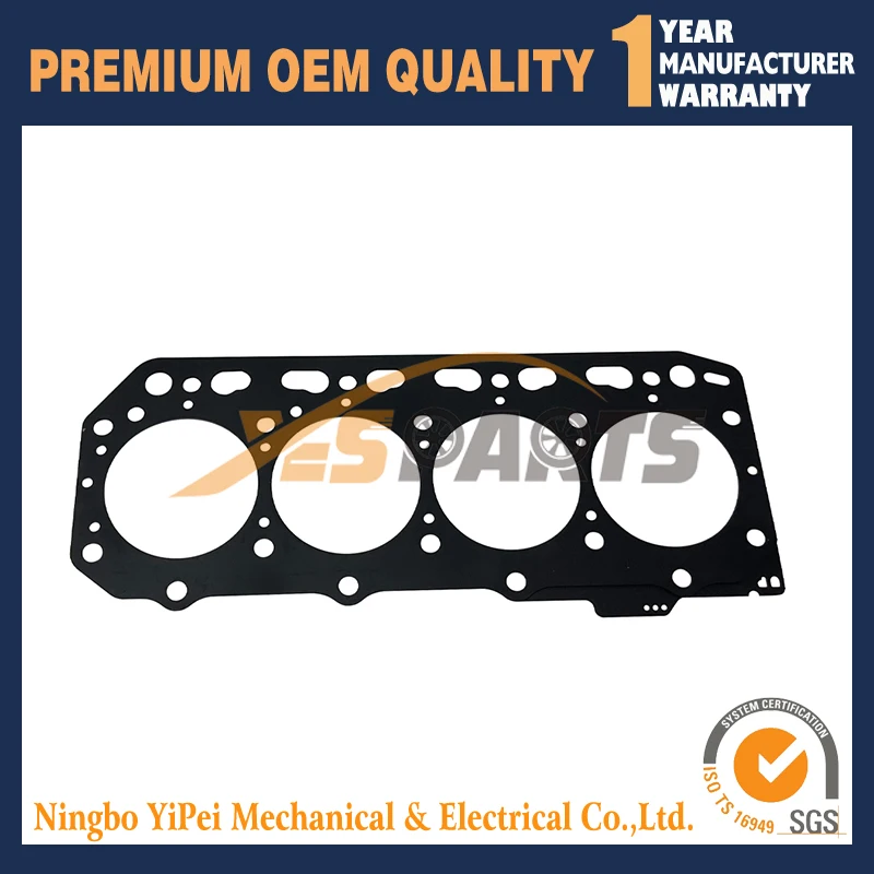 

Cylinder Head Gasket For Yanmar Komatsu Engine 4D84E Gasket 4TNE84 S4D84E 16V