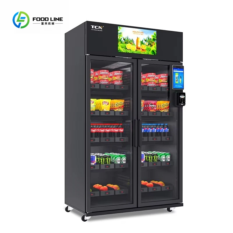 24시간 자동판매기 스마트 냉장고 쿨링 시스템 탑재