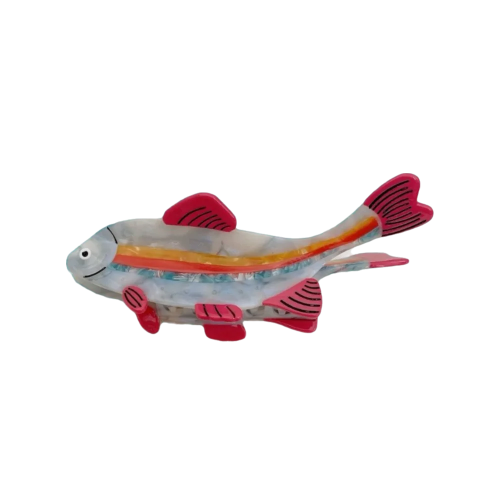 

Cute Ocean Animal Hair Clip Acetic Acid Korean Style Headwear Small Fish Hair Claw Hair Accessories Creative Geometry Shark Clip