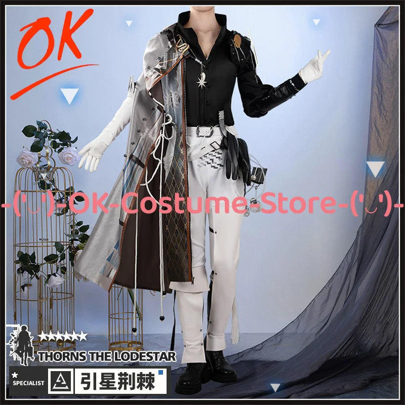 [Tamanho personalizado] Arknights Thorns the Lodestar Cosplay Jogo Personagem Roupa Halloween Carnaval Festa Uniforme Terno