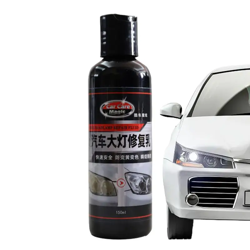 

Innovative Headlight Repair Polish 150ml Headlight Restore And Protect Liquid Protective Headlight Restorer For Oxidation