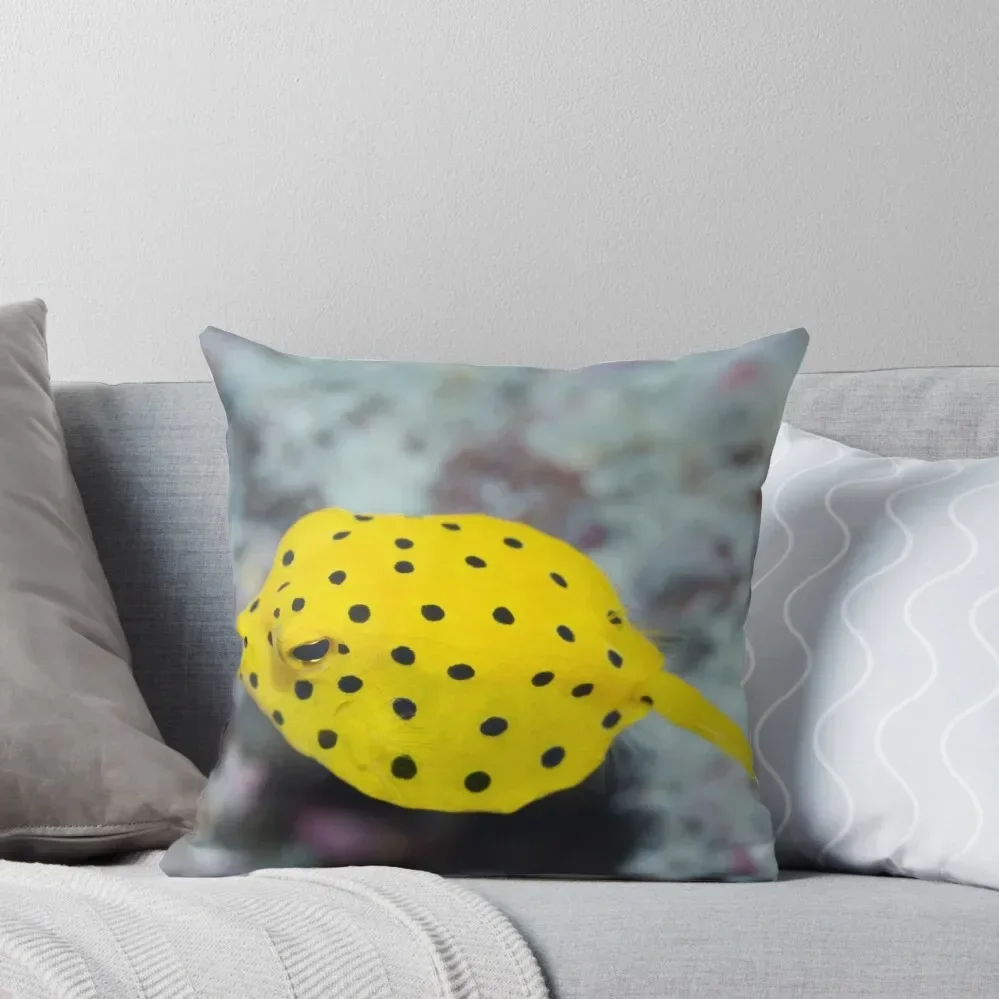 Black-spotted boxfish Throw Pillow christmas supplies Sofa Covers For Living Room home decor items Cushion Cover Set pillow