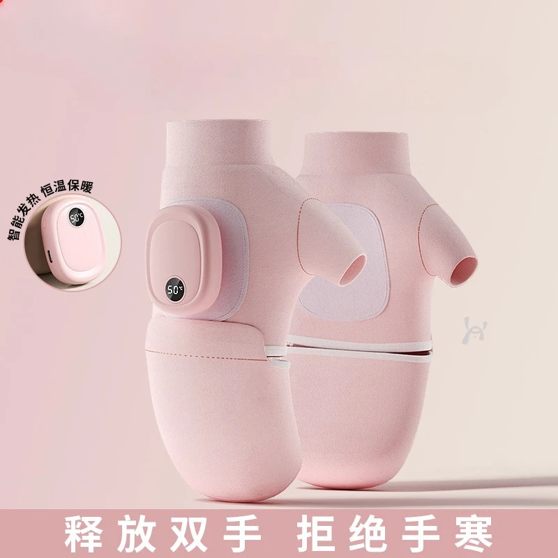 

New Heating Gloves Portable Winter Cycling Gloves for Men and Women Motorcycle Warm Hand-held