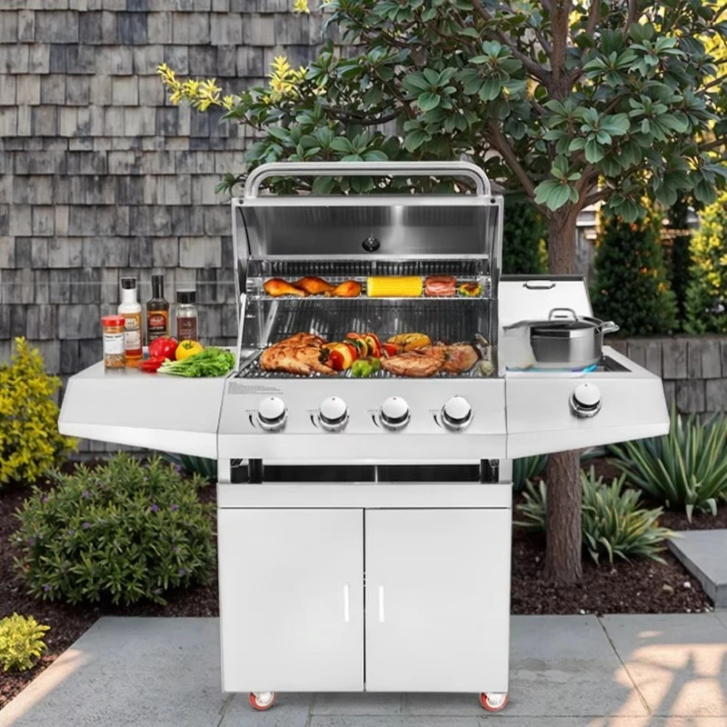 

Premium Modern BBQ Luxury Powder Coated Outdoor Kitchen Pizza