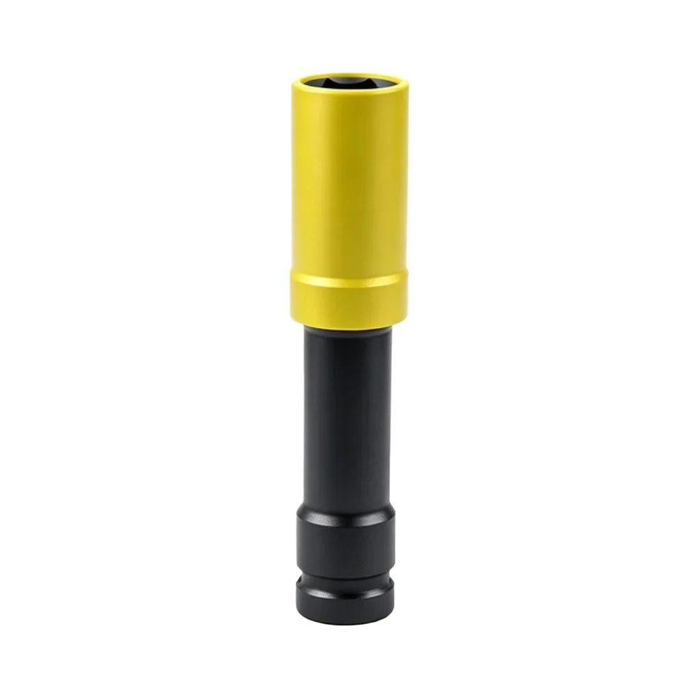 For Wheel Hub Repair Pneumatic Wrench Set Extended Tire Socket For Safe Wheel Repair High-strength Alloy Vibrant Colorful Design