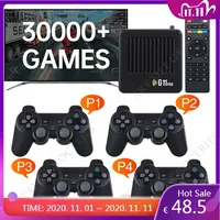G11 Pro Game Box Video Game Console 128G Built in 40000+ Retro Games 2.4G Wireless Gamepad 4K HD TV Game Stick For PS1/GBA